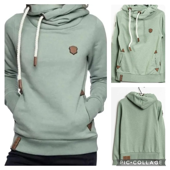 Naketano Brave New World Pullover Fleece Hoodie Sweatshirt Women’s size Small - Picture 1 of 13